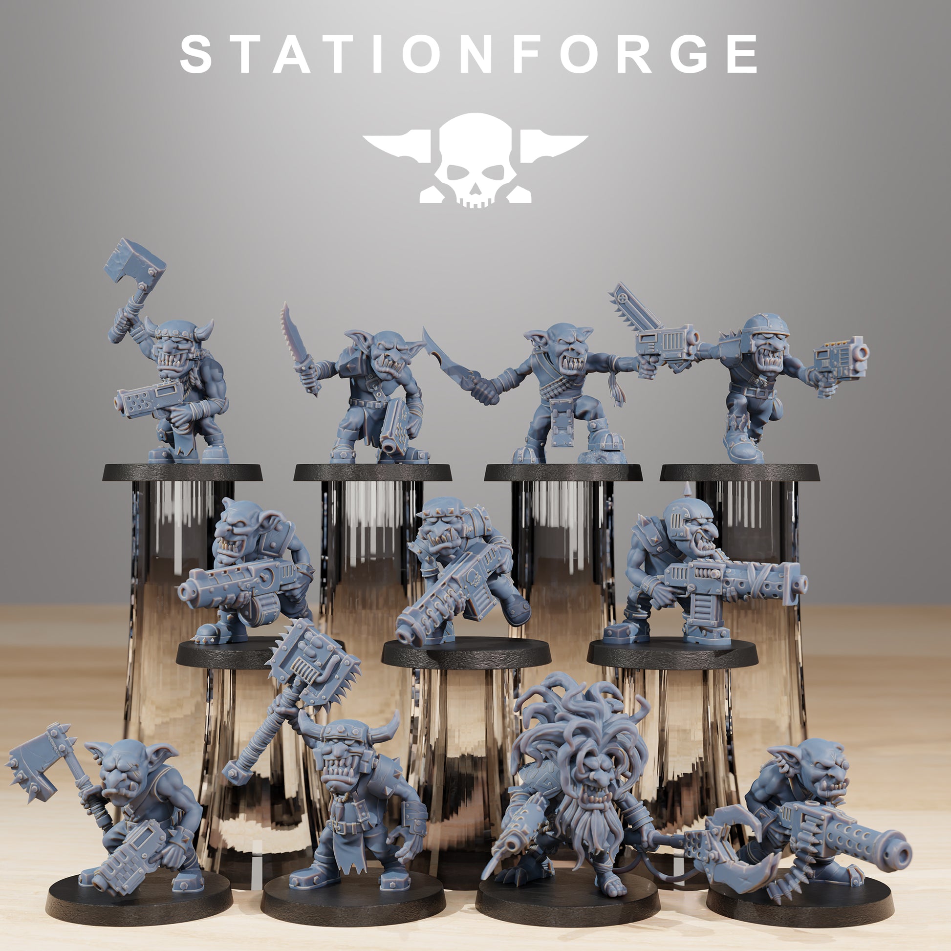 Photo du produit Tabletop 28mm The Printing Goes Ever On (TPGEO) 0: Infanterie des Gobs
