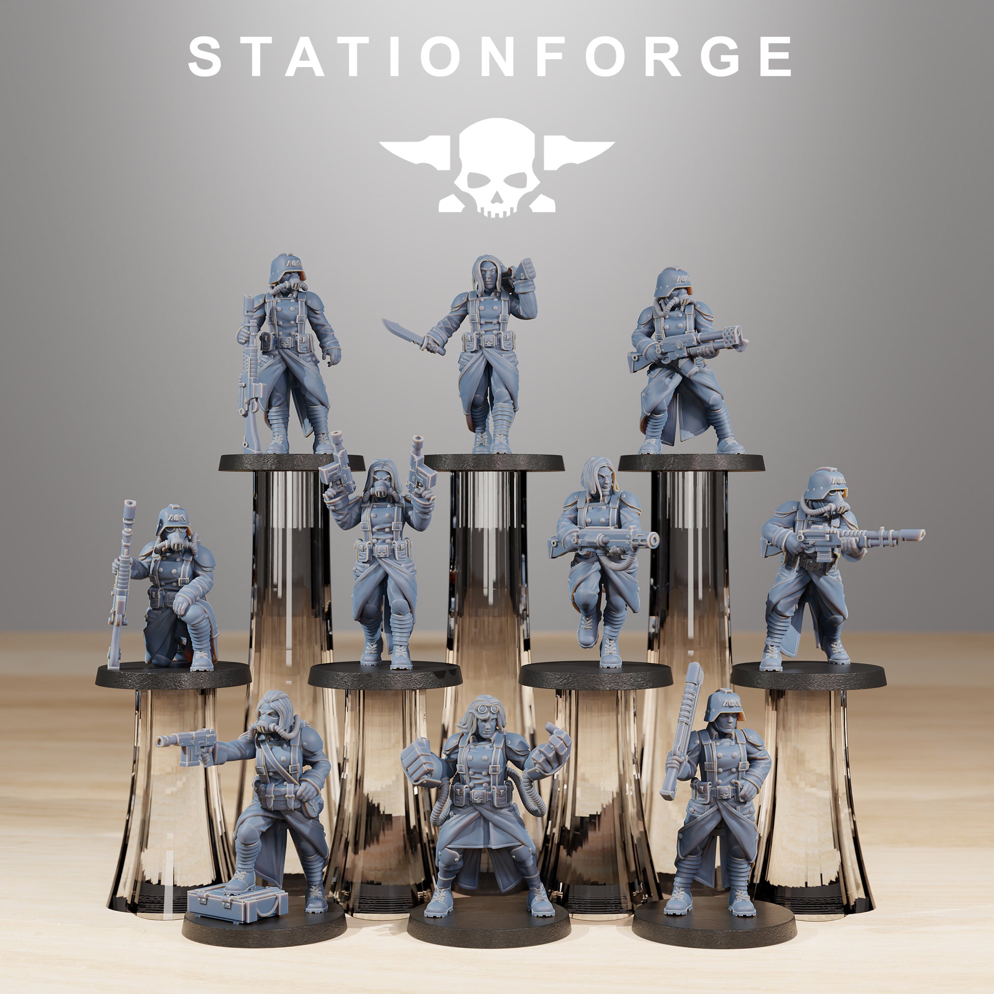 Photo de produit Tabletop 28mm The Printing Goes Ever On (TPGEO) 0 : GrimGuard Sœurs de Guerre