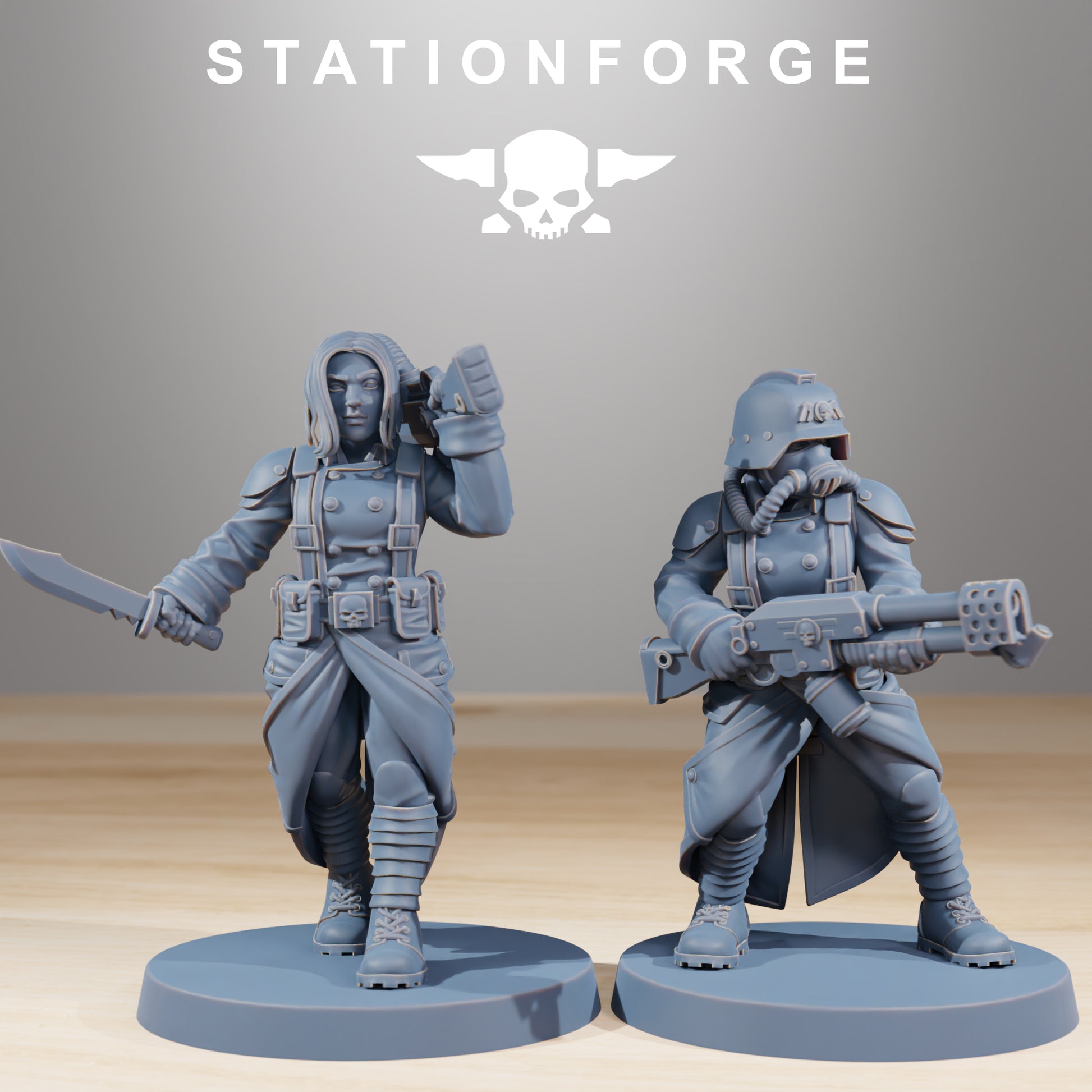 Photo de produit Tabletop 28mm The Printing Goes Ever On (TPGEO) 0 : GrimGuard Sœurs de Guerre