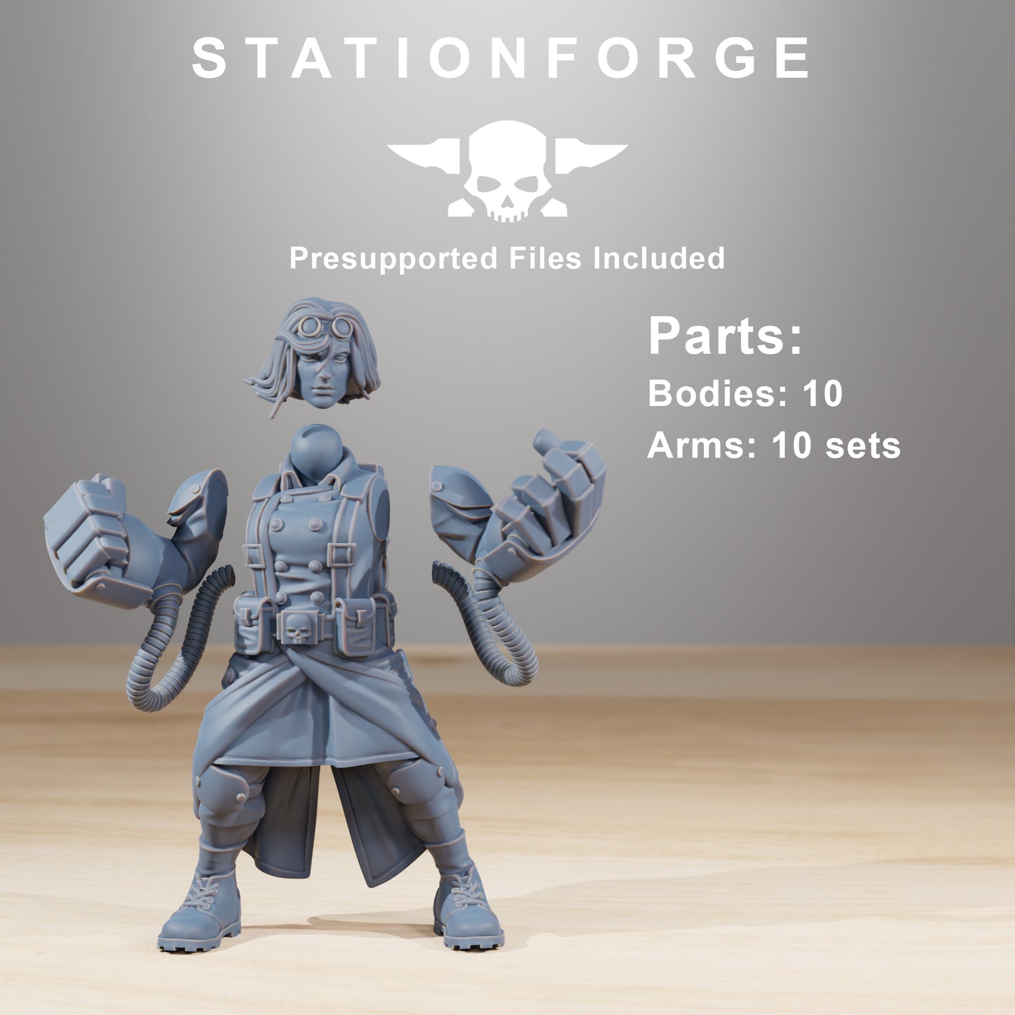 Photo de produit Tabletop 28mm The Printing Goes Ever On (TPGEO) 0 : GrimGuard Sœurs de Guerre
