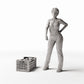 Photo produit pour diorama et modélisme 1 : Diorama de marché : meuble de vente à compartiments (Ref. 824D)