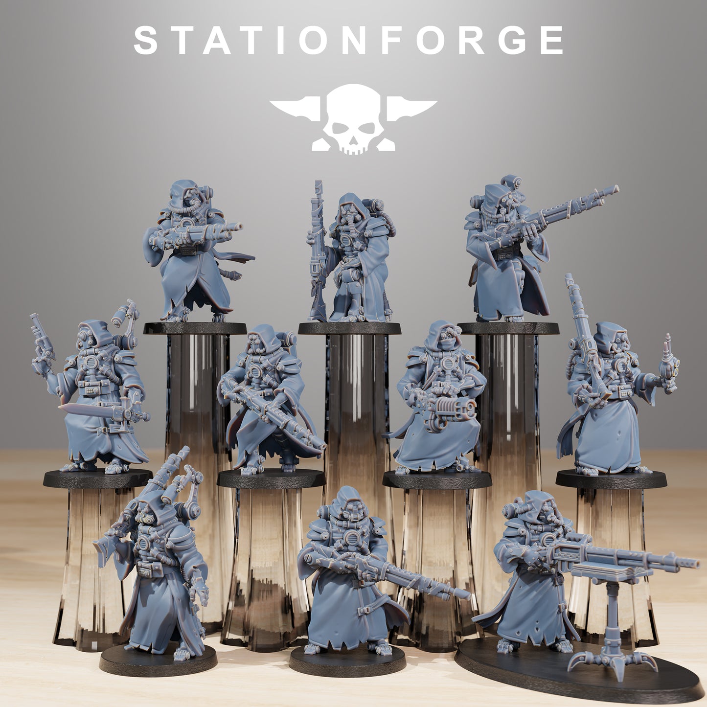Photo du produit Tabletop 28mm The Printing Goes Ever On (TPGEO) 0 : Chasseurs de récupérations