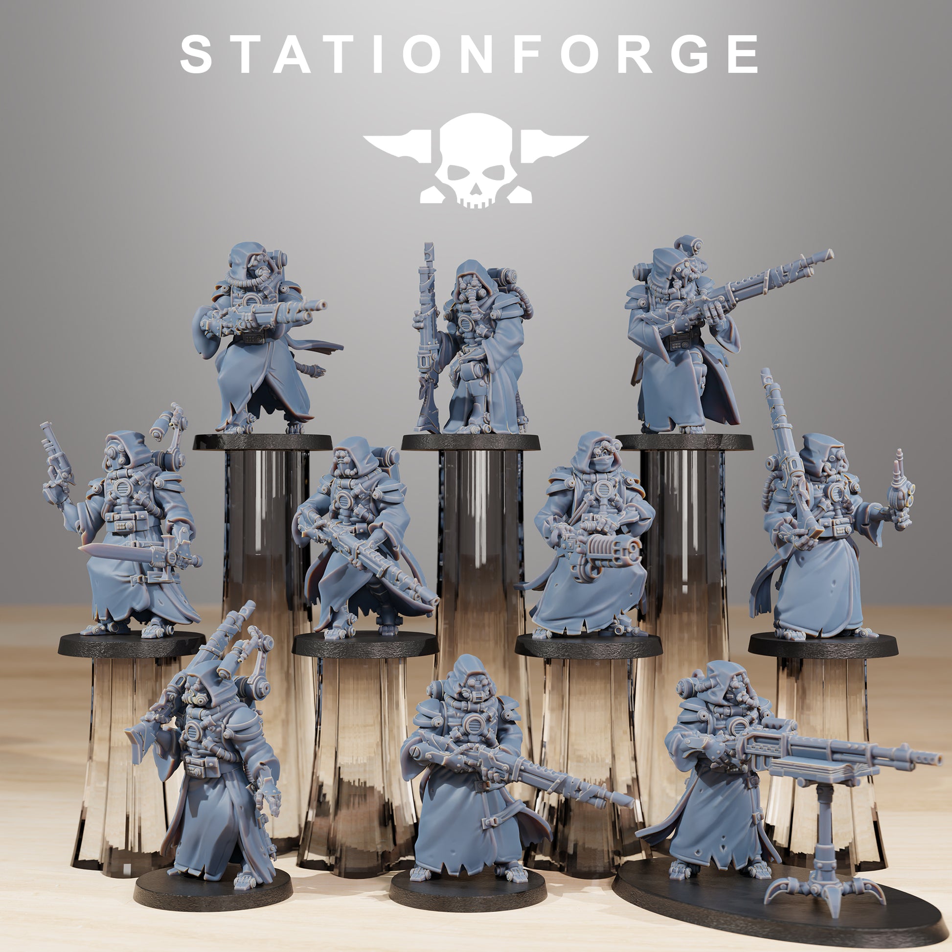 Photo du produit Tabletop 28mm The Printing Goes Ever On (TPGEO) 0 : Chasseurs de récupérations