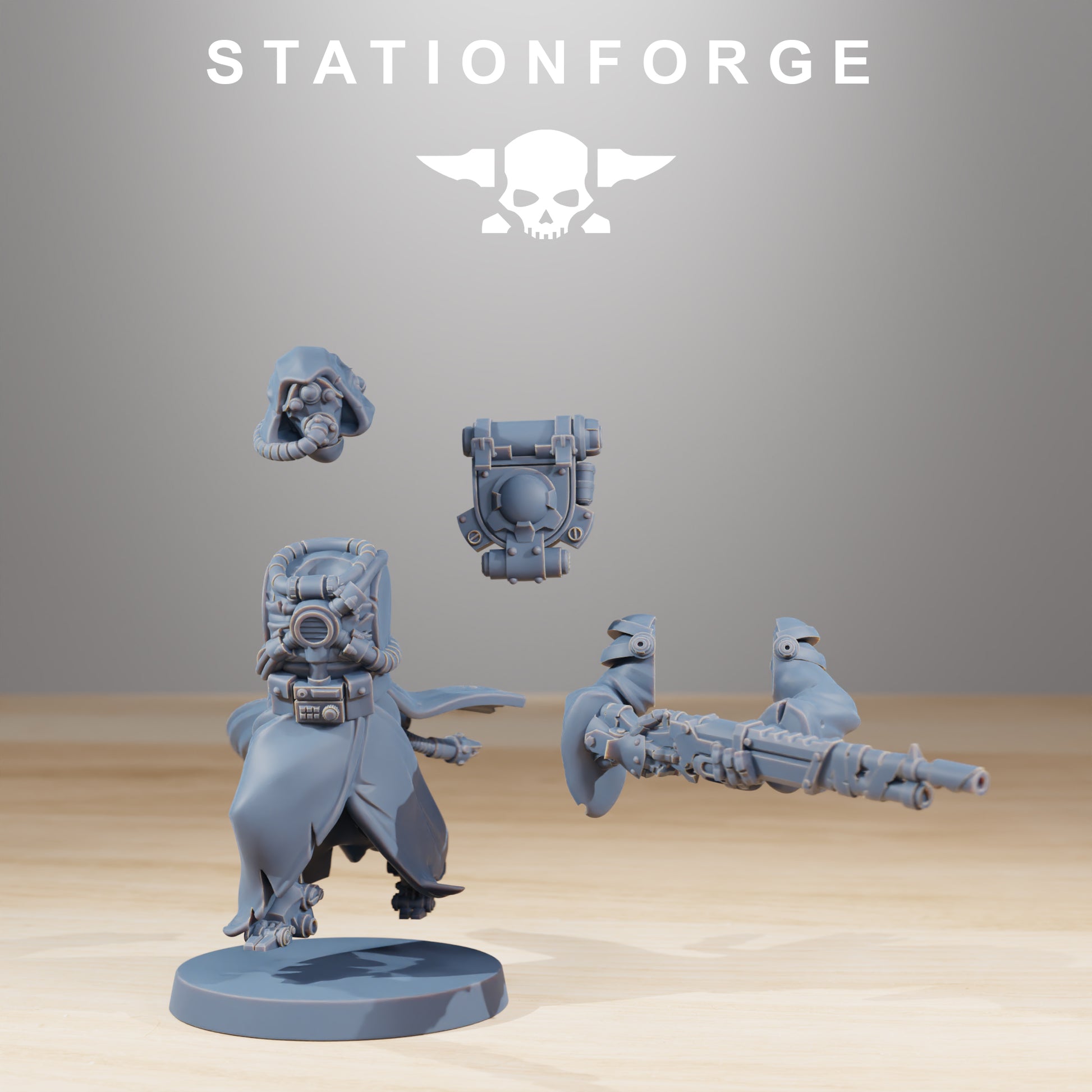 Photo du produit Tabletop 28mm The Printing Goes Ever On (TPGEO) 0 : Chasseurs de récupérations