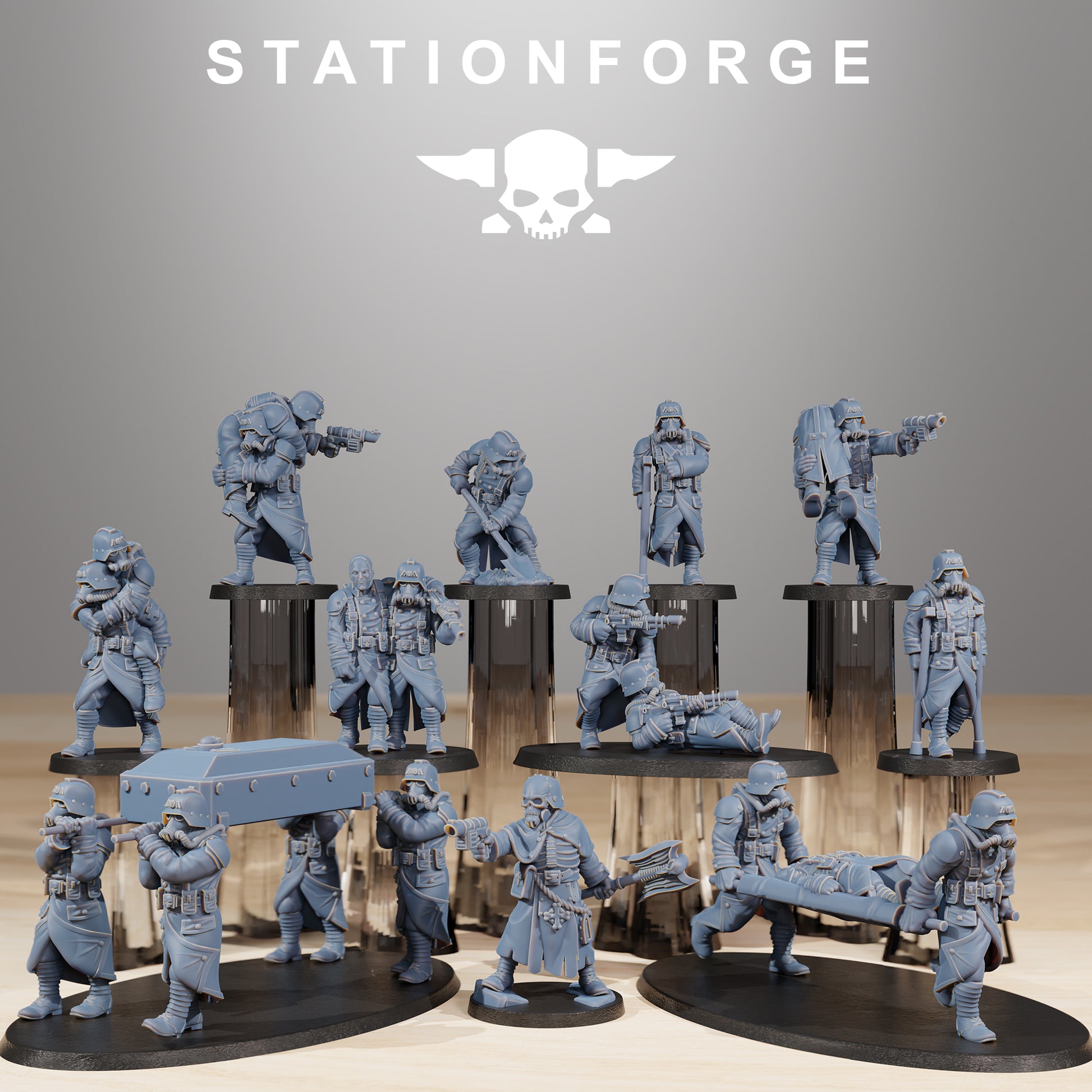 Photo du produit Tabletop 28mm The Printing Goes Ever On (TPGEO) 0 : Victimes de GrimGuard