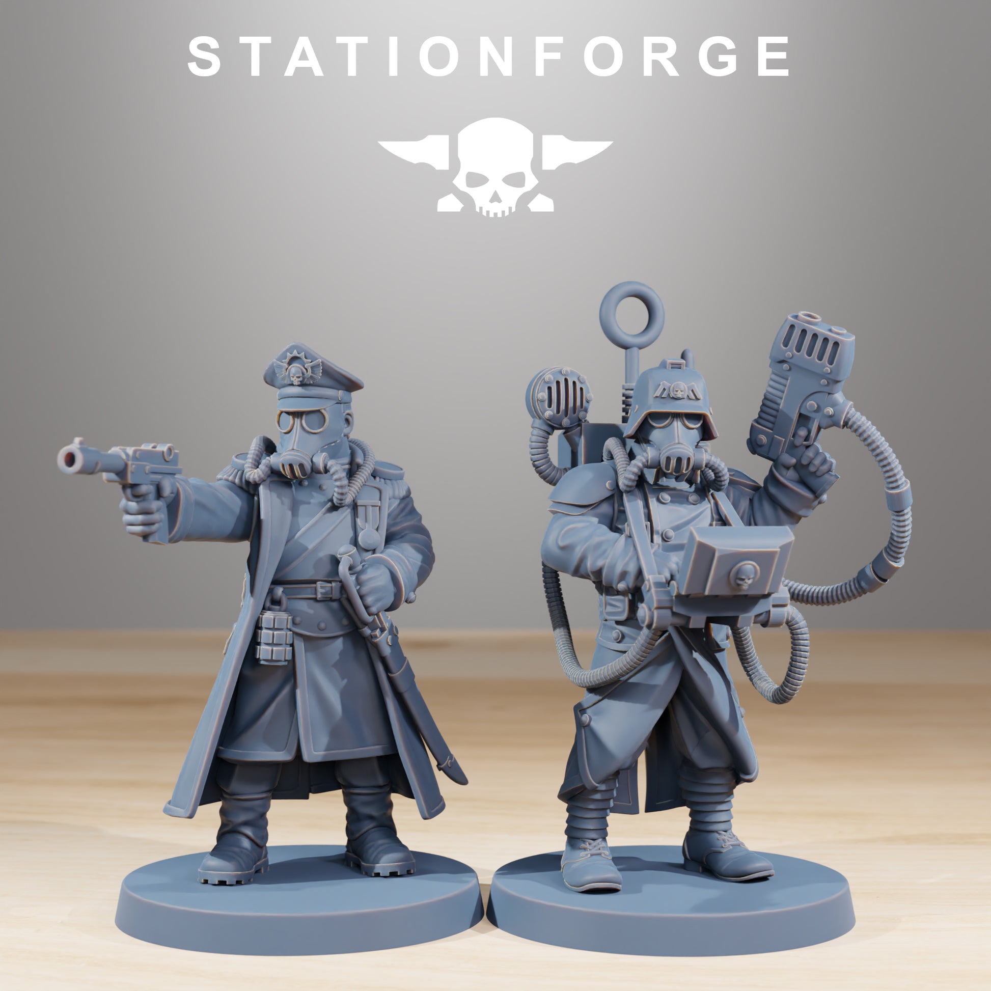 Photo du produit Tabletop 28mm The Printing Goes Ever On (TPGEO) 0 : GrimGuard Combatants