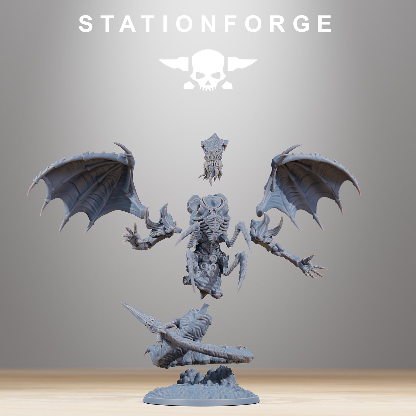 Photo du produit Tabletop 28mm The Printing Goes Ever On (TPGEO) 0 : Xenarid Wormaak