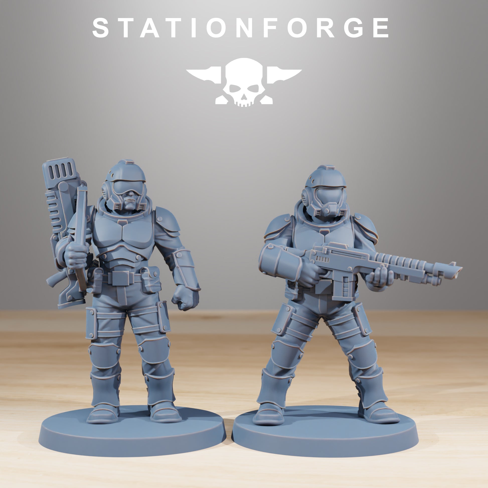 Photo du produit Tabletop 28mm The Printing Goes Ever On (TPGEO) 0 : Kit de construction d'infanterie Vaskar