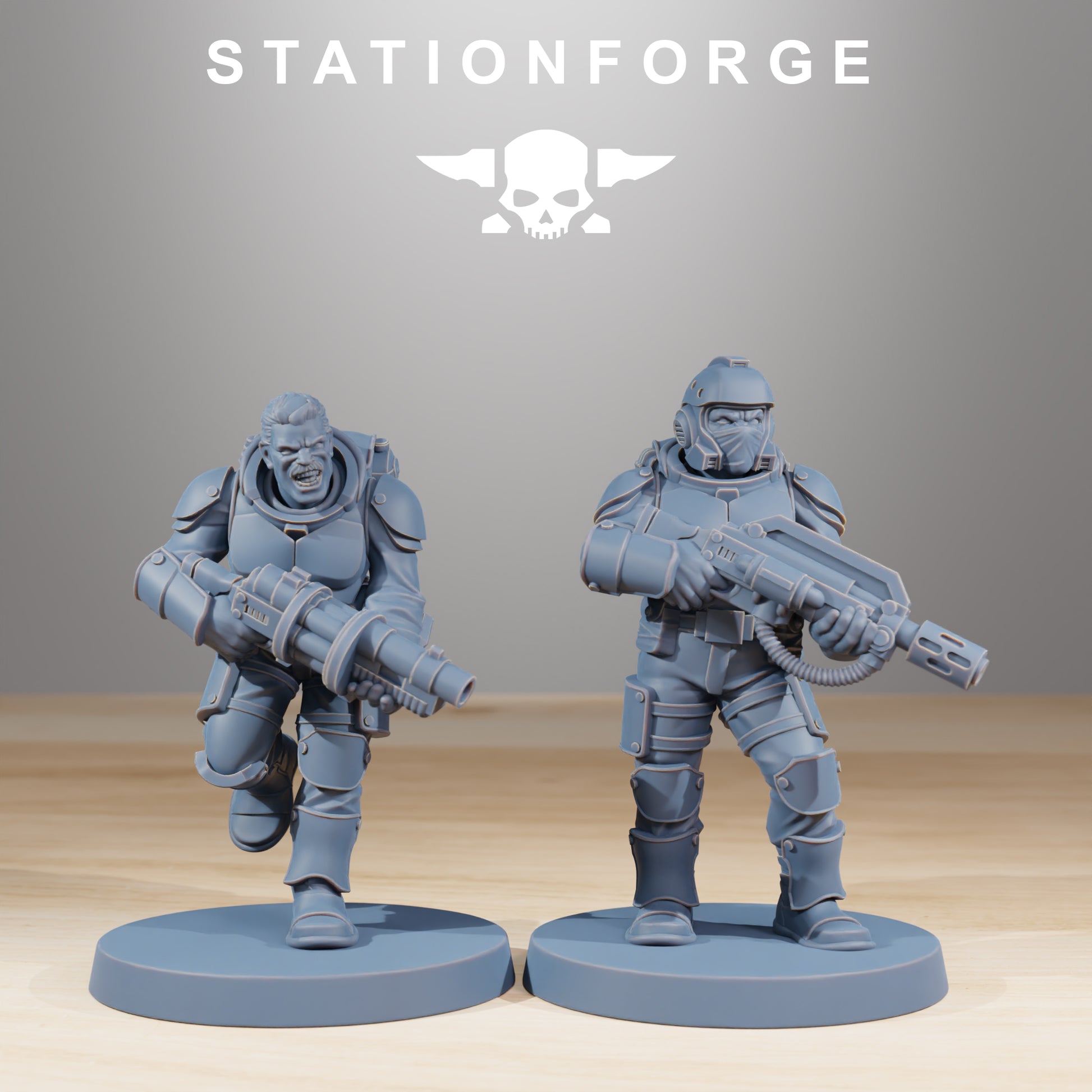 Photo du produit Tabletop 28mm The Printing Goes Ever On (TPGEO) 0 : Kit de construction d'infanterie Vaskar