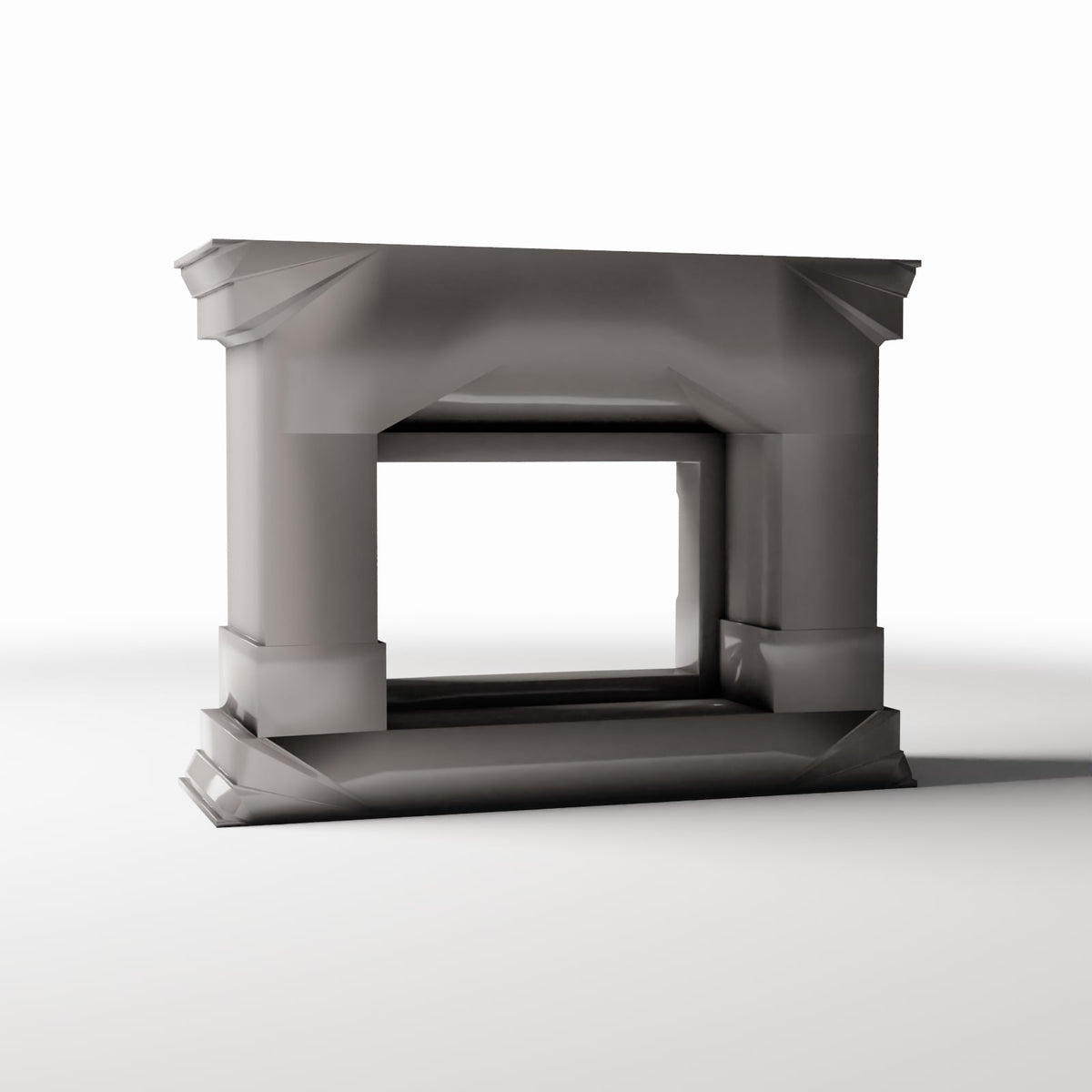 Photo produit pour diorama et modélisme 3 : Architecture de diorama : cheminée néoclassique étroite (Ref. 855D)