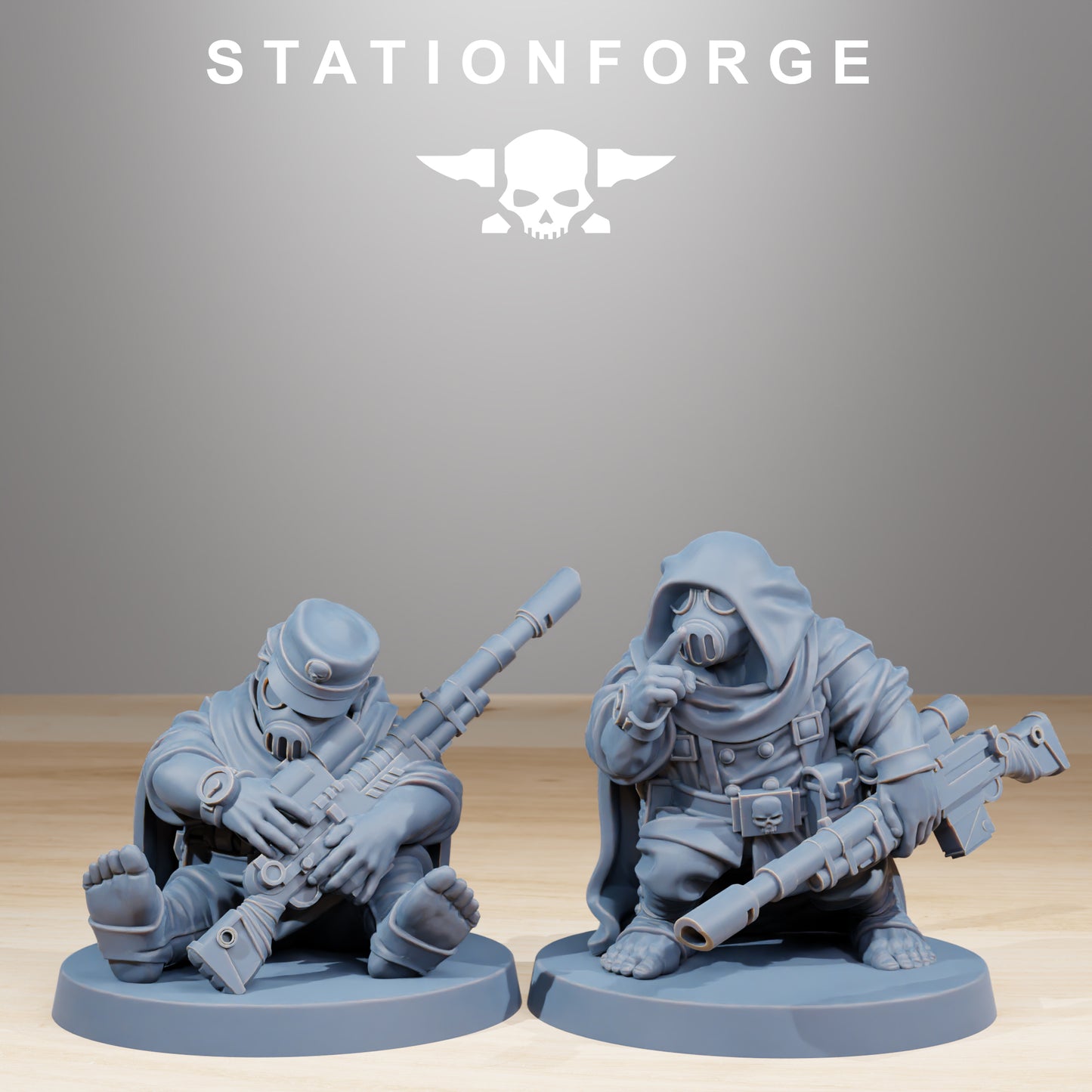 Photo du produit Tabletop 28mm The Printing Goes Ever On (TPGEO) 0: GrimGuard Skulldarts