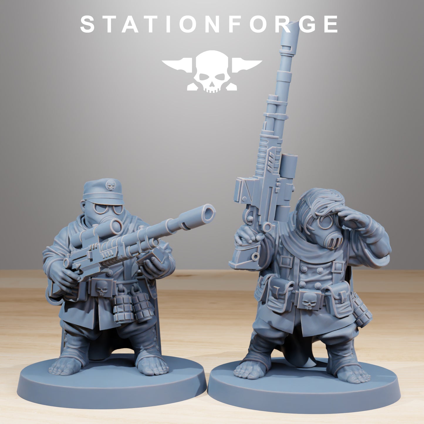 Photo du produit Tabletop 28mm The Printing Goes Ever On (TPGEO) 0: GrimGuard Skulldarts