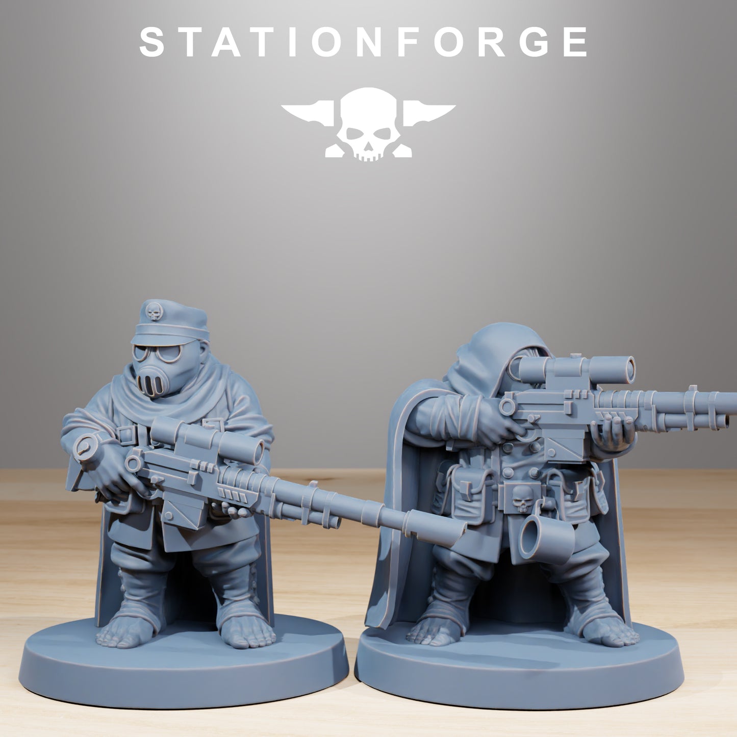 Photo du produit Tabletop 28mm The Printing Goes Ever On (TPGEO) 0: GrimGuard Skulldarts