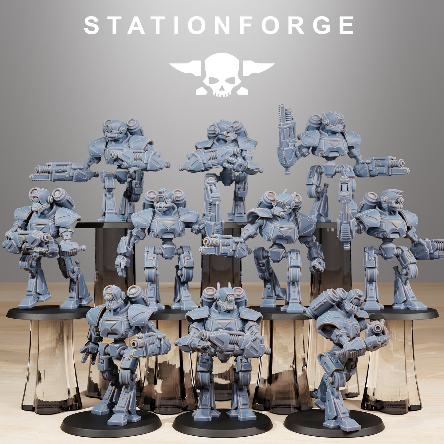 Photo du produit Tabletop 28mm The Printing Goes Ever On (TPGEO) 0 : Scavenger Mechanods