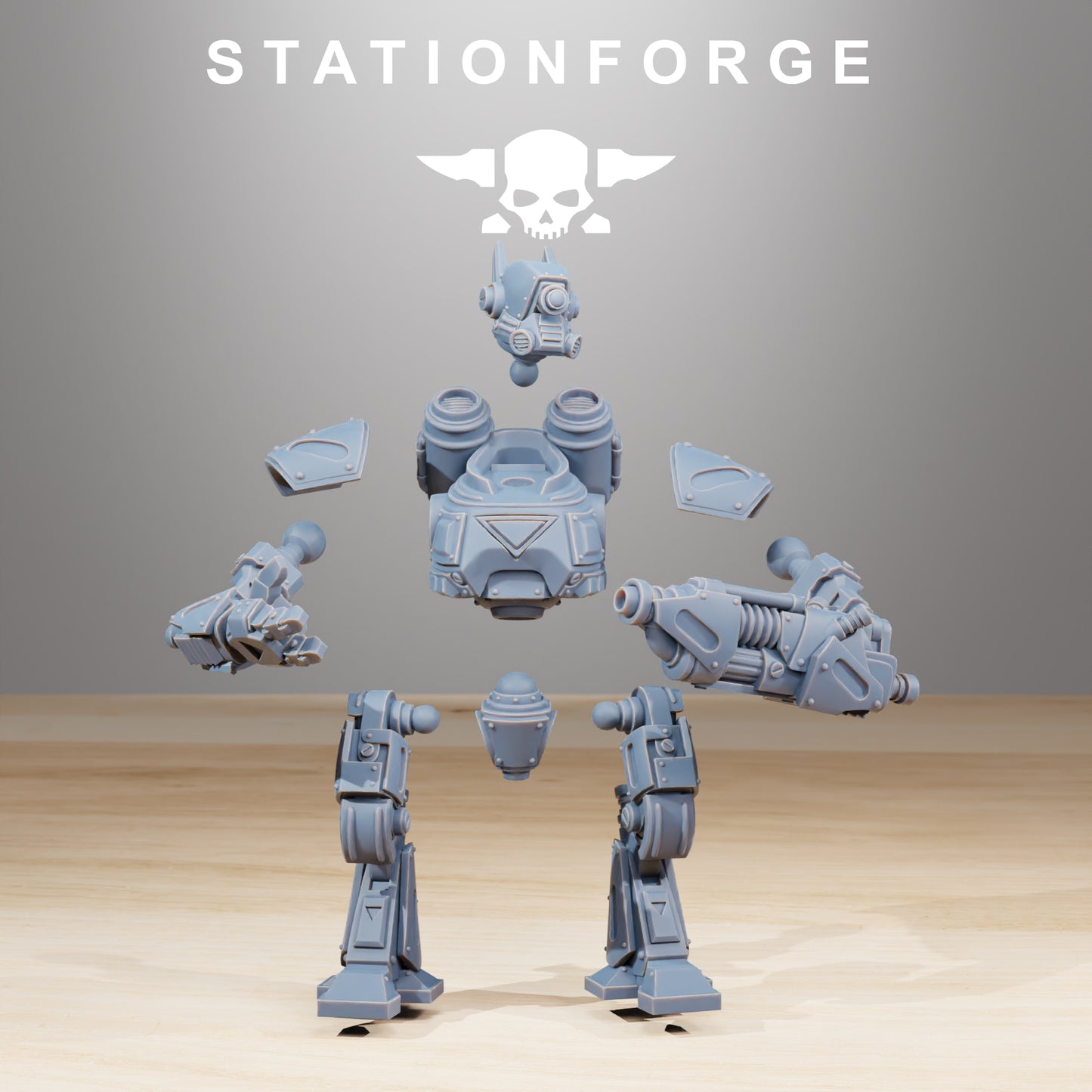 Photo du produit Tabletop 28mm The Printing Goes Ever On (TPGEO) 0 : Scavenger Mechanods
