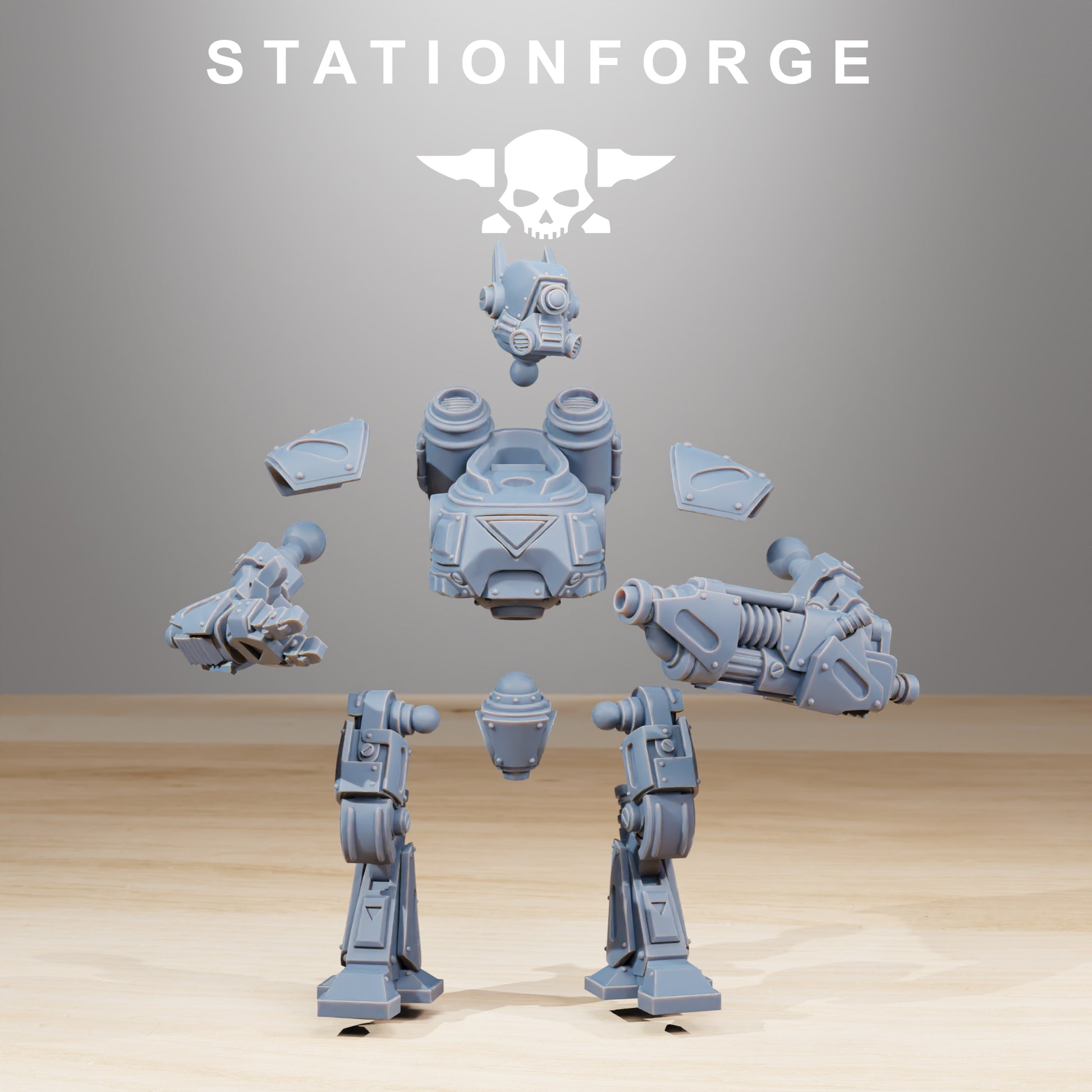 Photo du produit Tabletop 28mm The Printing Goes Ever On (TPGEO) 0 : Scavenger Mechanods