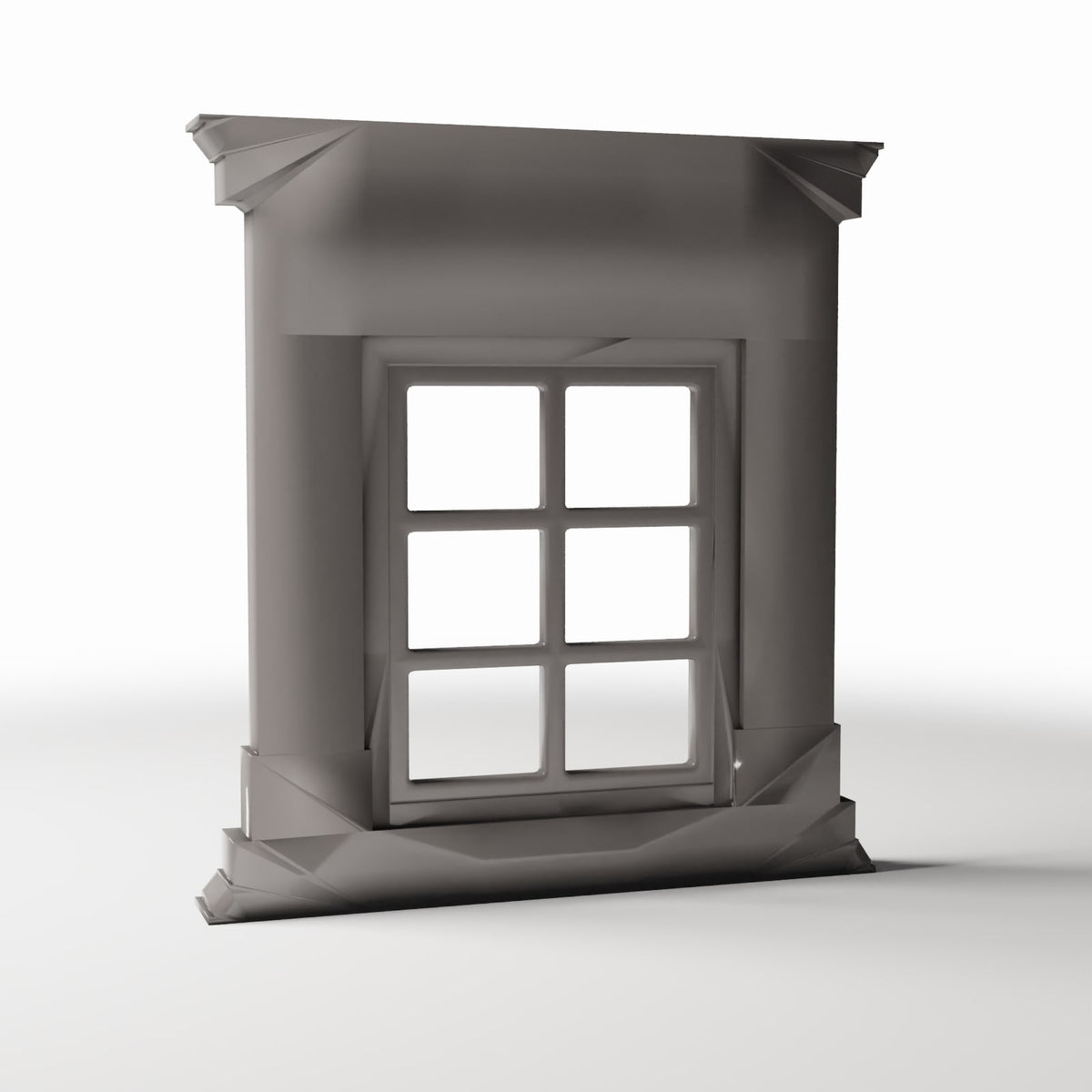 Diorama Modellbau Produktfoto 3: Diorama Gebäude: Schmales neoklassizistisches Fenster (Ref. 868D)