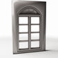Photo produit pour diorama et modélisme 3 : Bâtiments de diorama : fenêtre néoclassique à petits-bois (Ref. 873D)