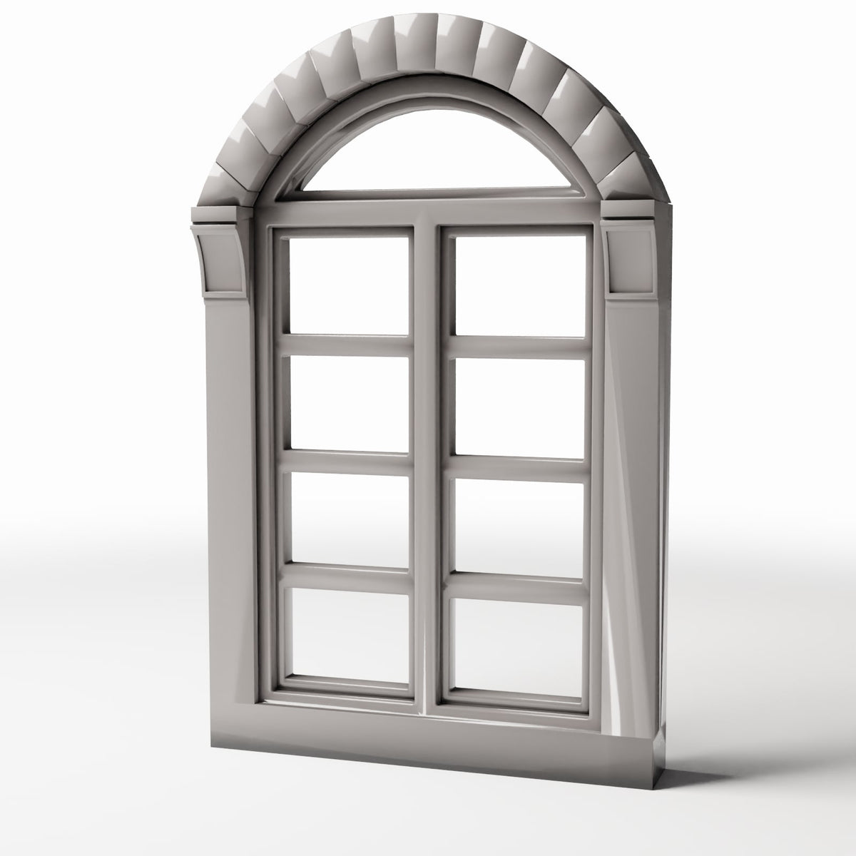 Diorama Modellbau Produktfoto 0: Diorama Architektur: Neoklassizistisches Fenster mit Oberlicht (Ref. 874D)