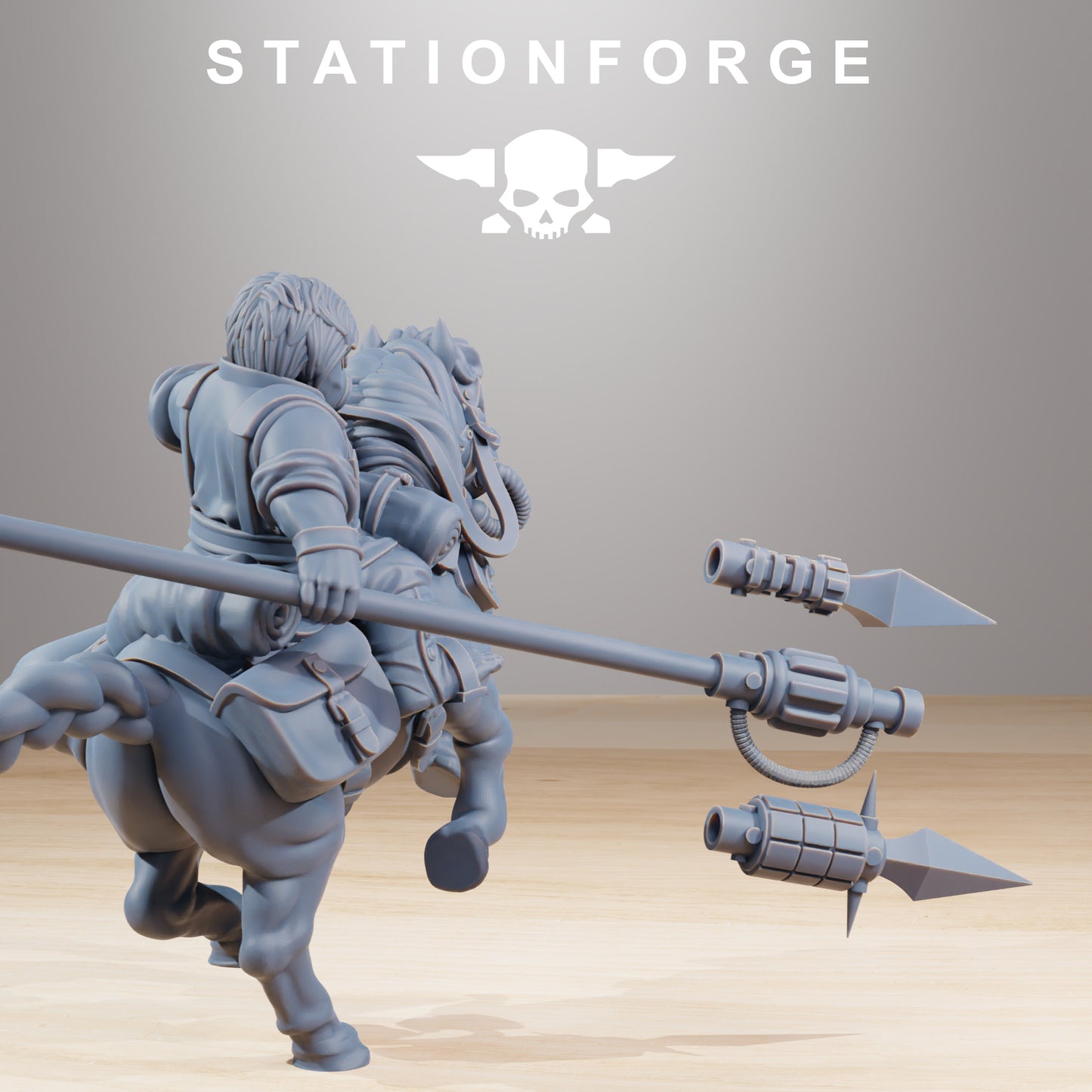 Photo du produit Tabletop 28mm The Printing Goes Ever On (TPGEO) 0: Cavalerie de Poney GrimGuard