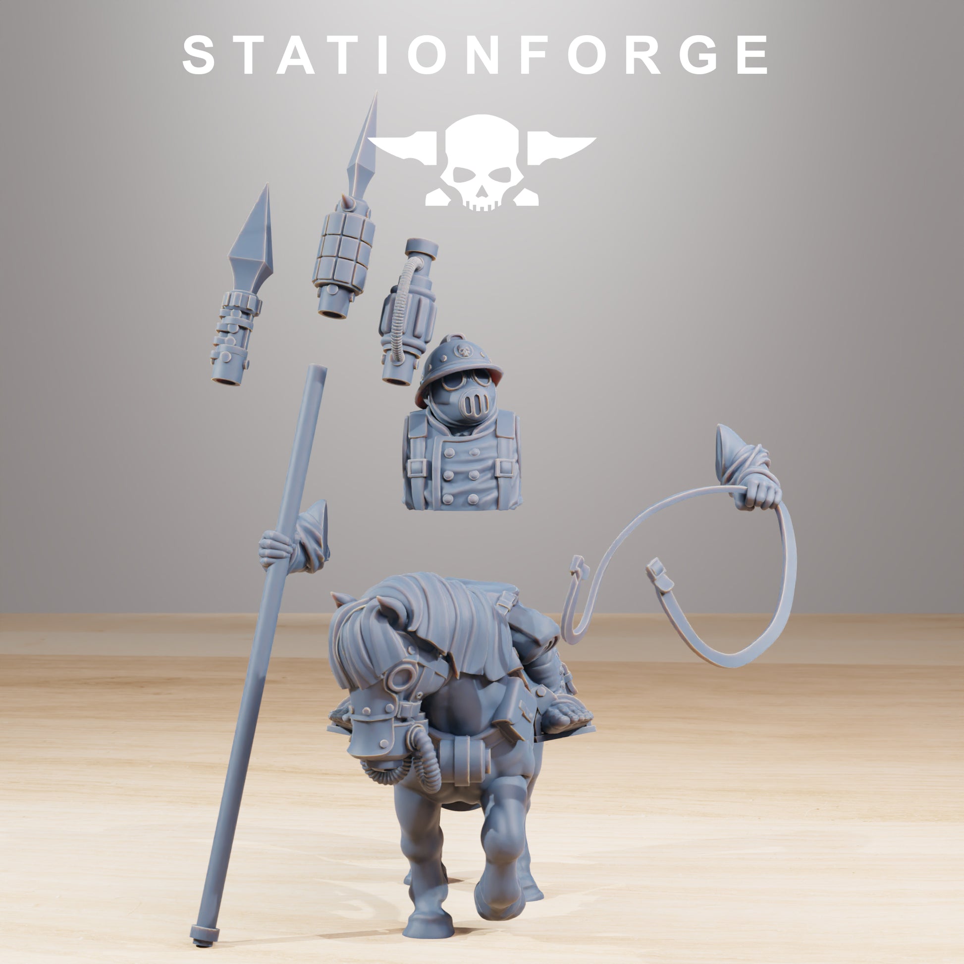 Photo du produit Tabletop 28mm The Printing Goes Ever On (TPGEO) 0: Cavalerie de Poney GrimGuard