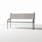 Photo produit pour diorama et modélisme 0 : Diorama de parc : banc public avec dossier (Ref. 888D)
