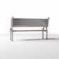 Photo produit pour diorama et modélisme 3 : Diorama de parc : banc public avec dossier (Ref. 888D)