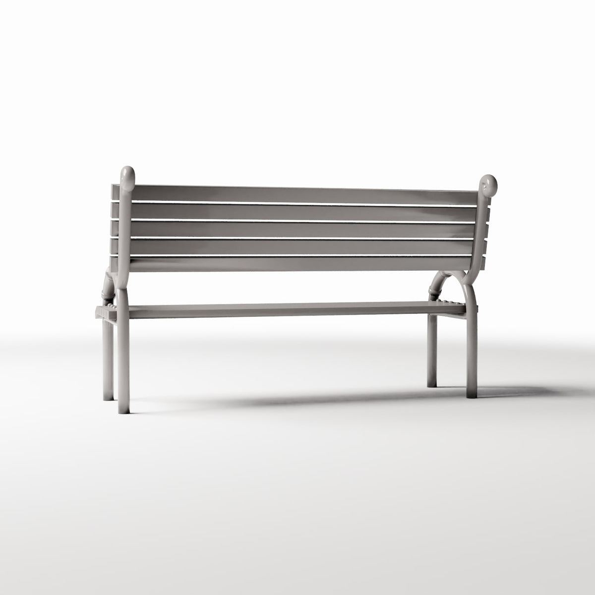 Photo produit pour diorama et modélisme 3 : Diorama de parc : banc public avec dossier (Ref. 888D)