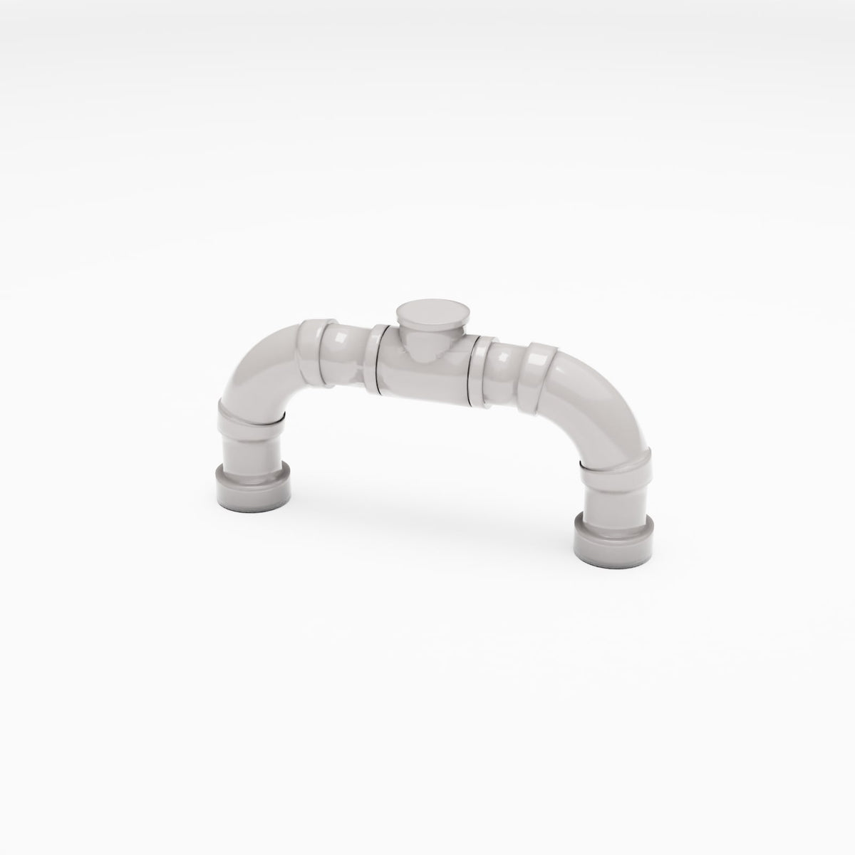 Photo produit pour diorama et modélisme 0 : Infrastructure pour diorama : section de tuyau en U avec bouchon de visite (Ref. 898D)