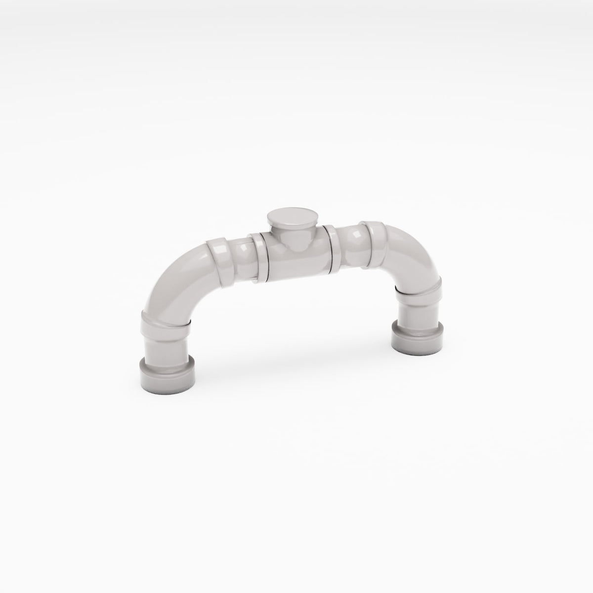 Photo produit pour diorama et modélisme 3 : Infrastructure pour diorama : section de tuyau en U avec bouchon de visite (Ref. 898D)
