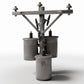 Photo produit pour diorama et modélisme 0 : Infrastructure pour diorama : Poteau électrique en béton avec trois transformateurs (Ref. 923D)