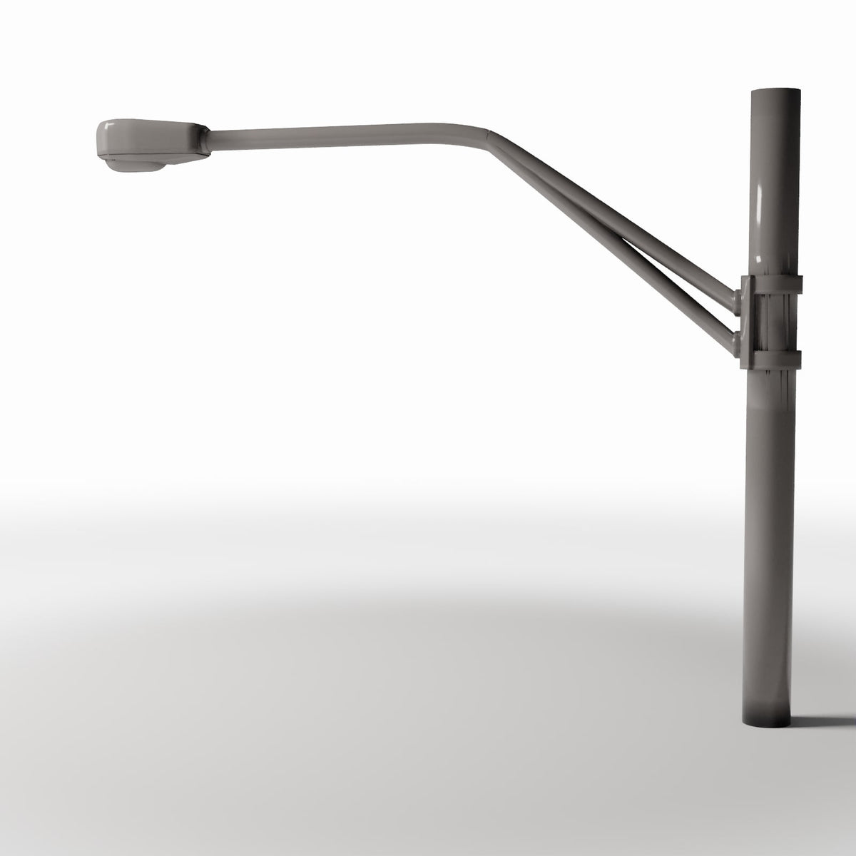Photo produit pour diorama et modélisme 0 : Diorama de rue : lampadaire en béton à long bras (Ref. 926D)