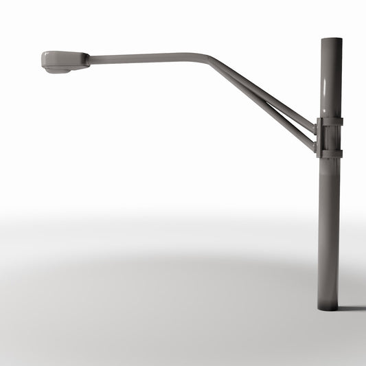 Photo produit pour diorama et modélisme 0 : Diorama de rue : lampadaire en béton à long bras (Ref. 926D)