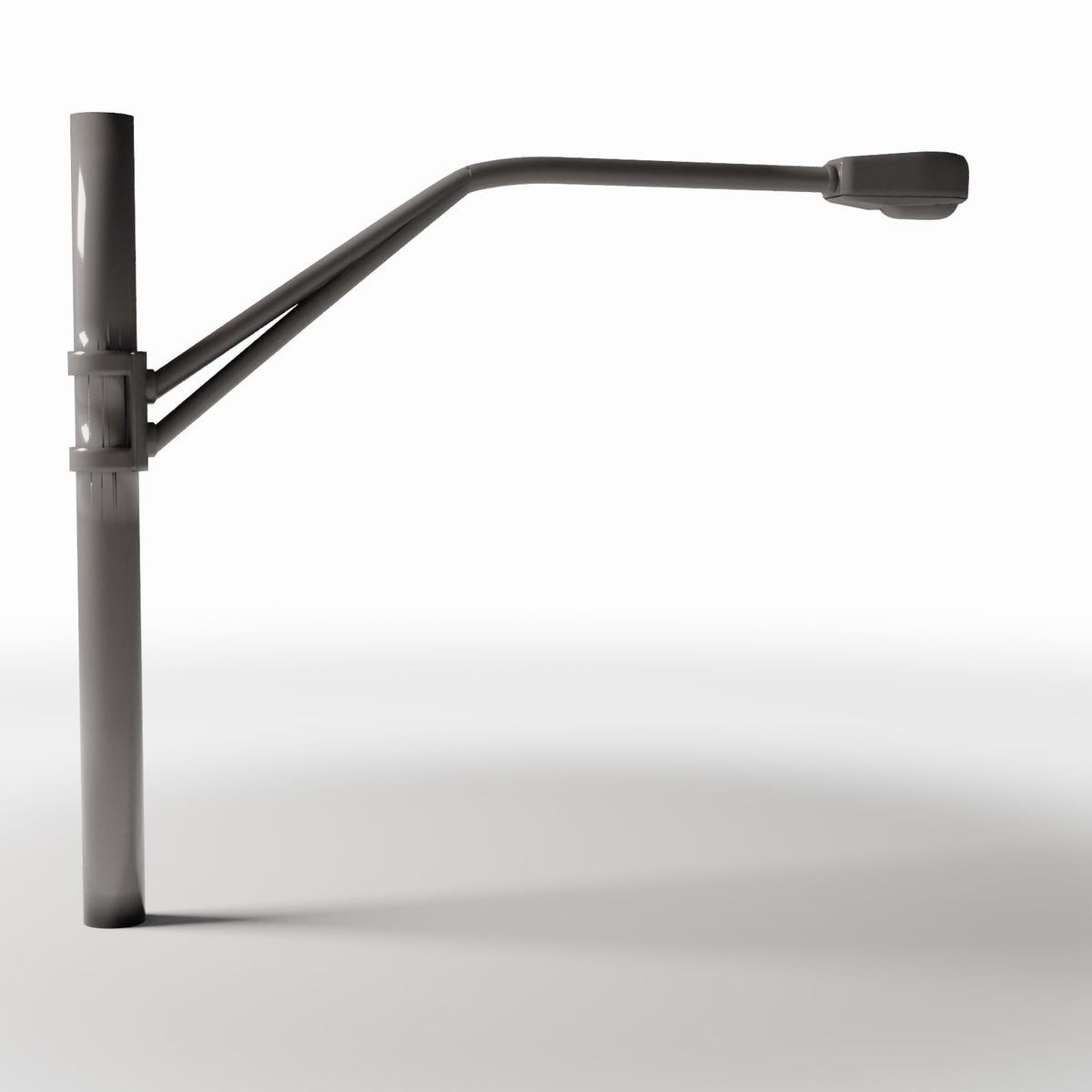 Photo produit pour diorama et modélisme 3 : Diorama de rue : lampadaire en béton à long bras (Ref. 926D)