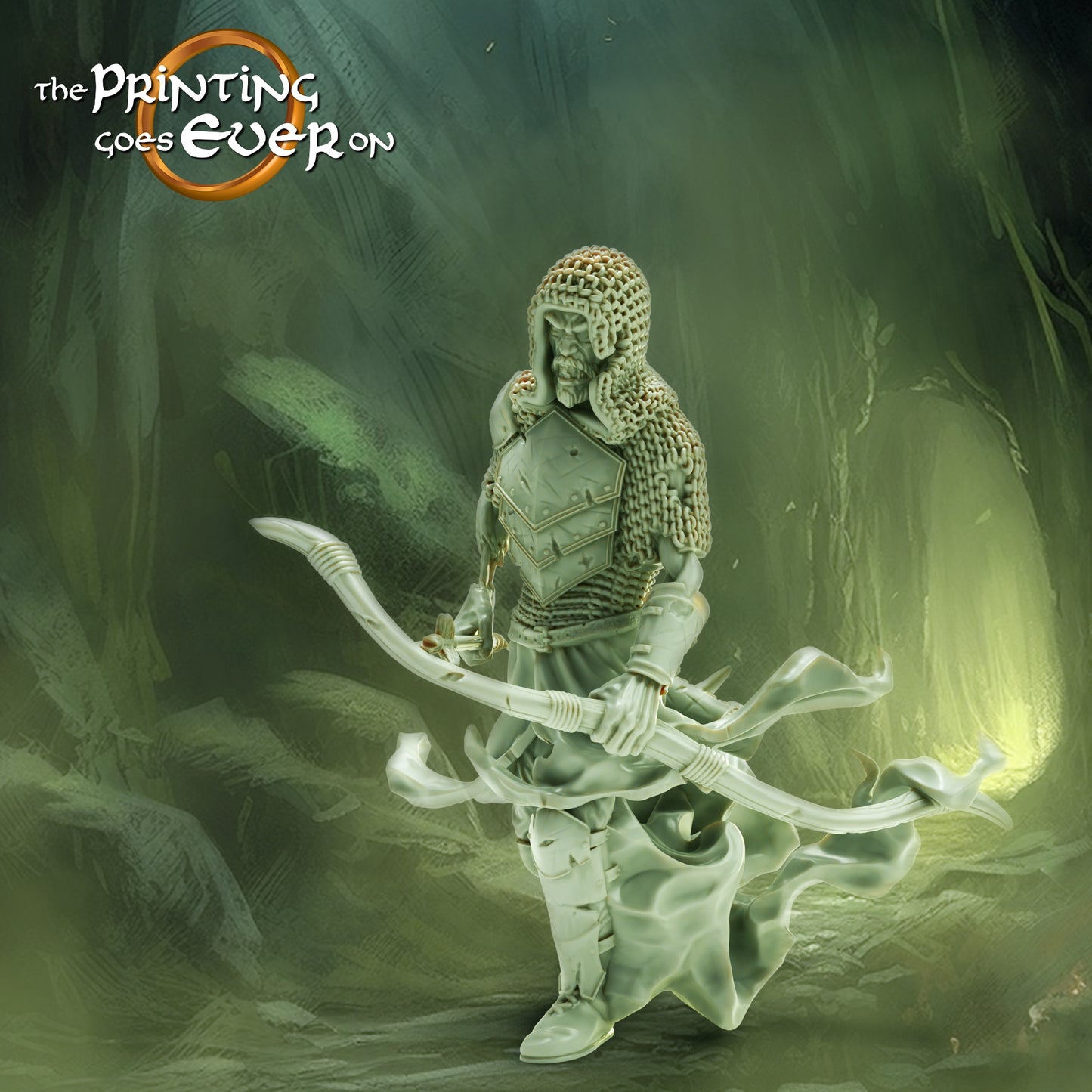 Photo du produit Tabletop 28mm The Printing Goes Ever On (TPGEO) 0: Fantôme Archers: Guerriers des Morts - Armée des Damnés et Voleurs