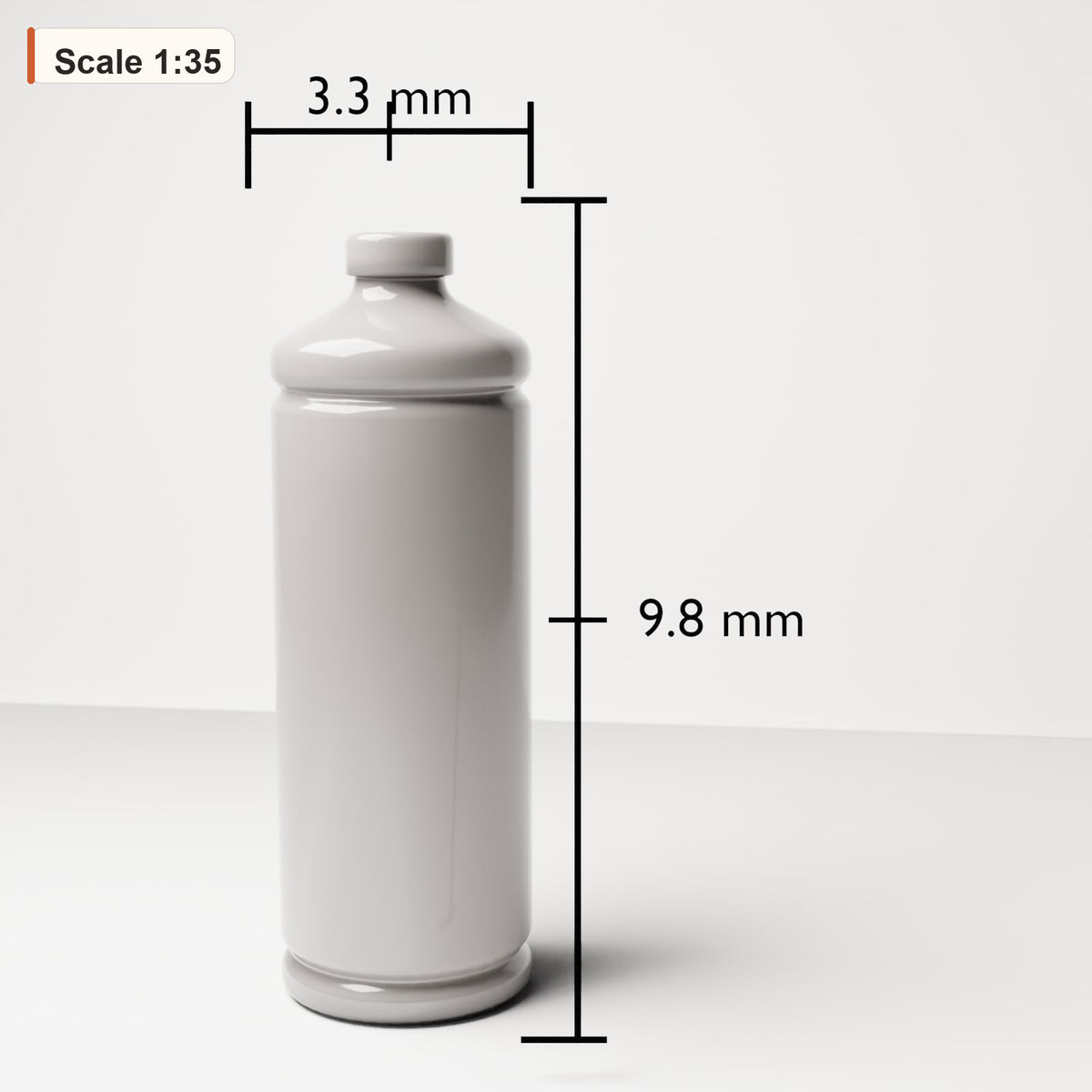 MyPortal 94 1 : Entrepôt et marché de diorama : bouteille en plastique avec bouchon à vis (Réf. 94D)