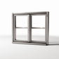 Photo produit pour diorama et modélisme 0 : Bâtiment de diorama : fenêtre rustique à deux vantaux avec appui (Ref. 967D)