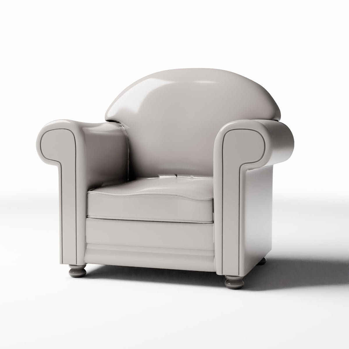 Photo produit pour diorama et modélisme 0 : Mobilier de diorama : fauteuil rembourré une place (Ref. 985D)