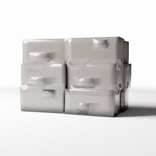 Photo produit pour diorama et modélisme 0 : Diorama d’entrepôt : pile de cartons usagés (Ref. 987D)