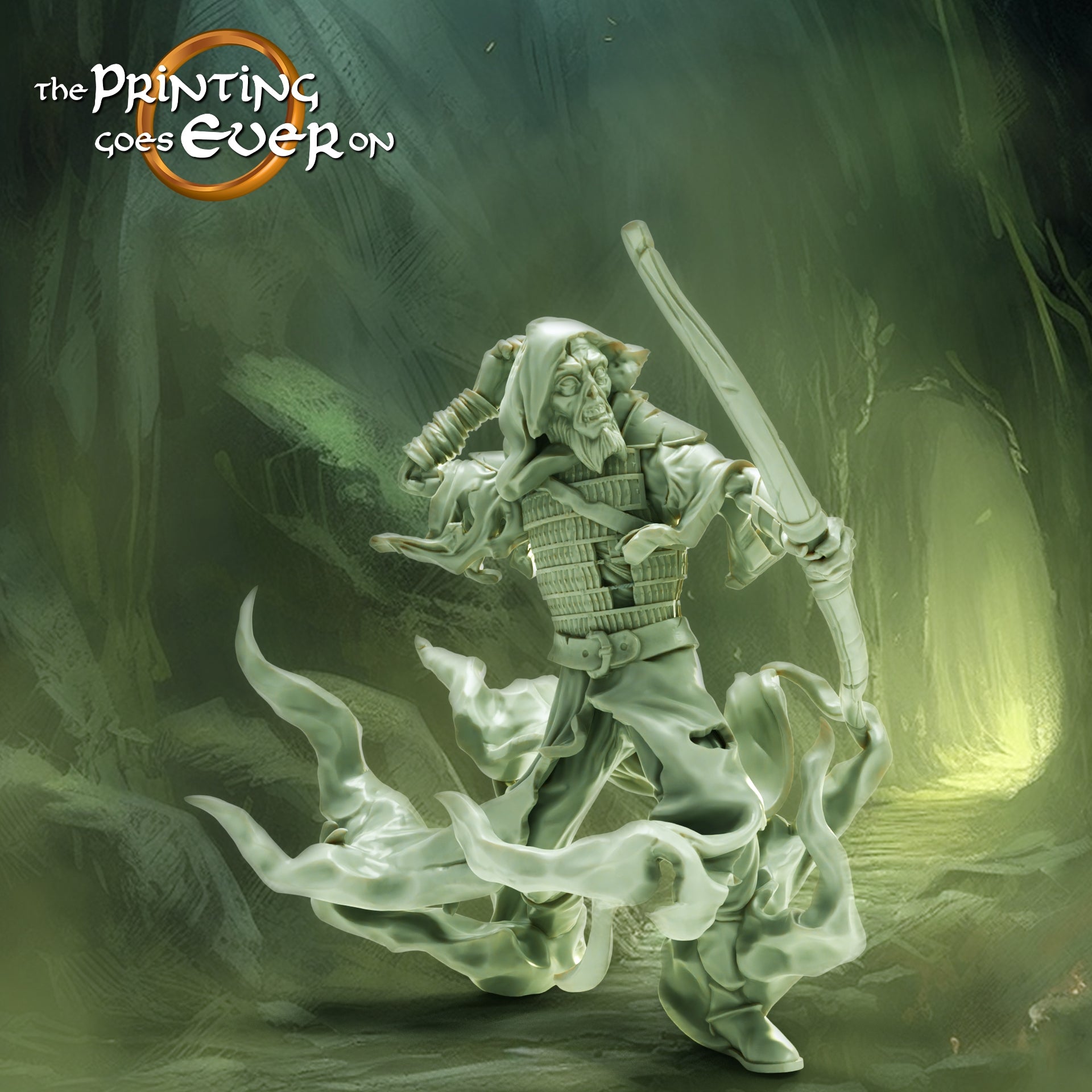 Photo du produit Tabletop 28mm The Printing Goes Ever On (TPGEO) 0: Fantôme Archers: Guerriers des Morts - Armée des Damnés et Voleurs