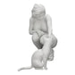 Photo de produit de modélisme diorama 0 : Jolie fille à genoux à côté de son chat (Réf n° A21)