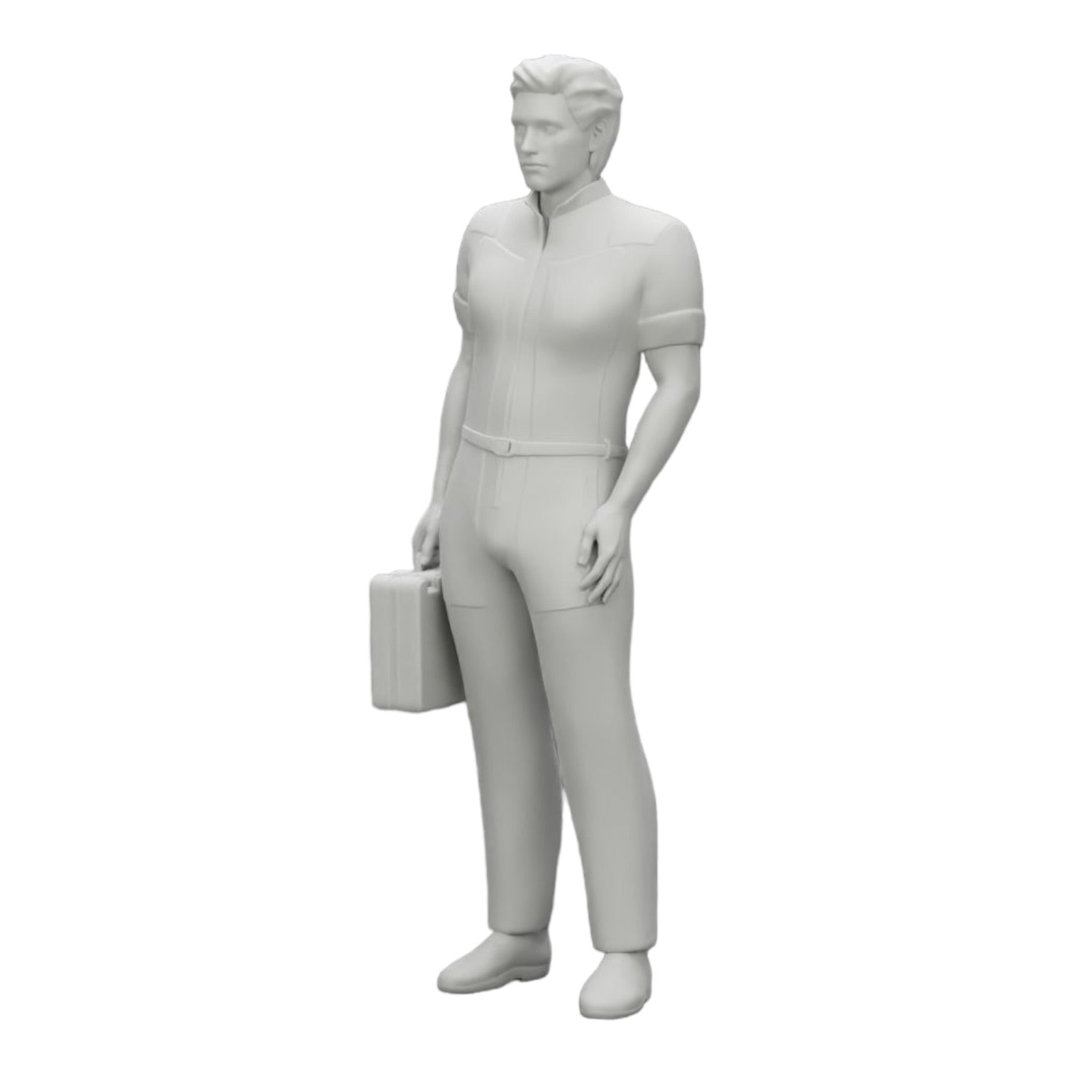 Photo de produit de modélisme diorama 0 : Un secouriste est prêt avec une trousse de premiers secours (Réf n° A28)