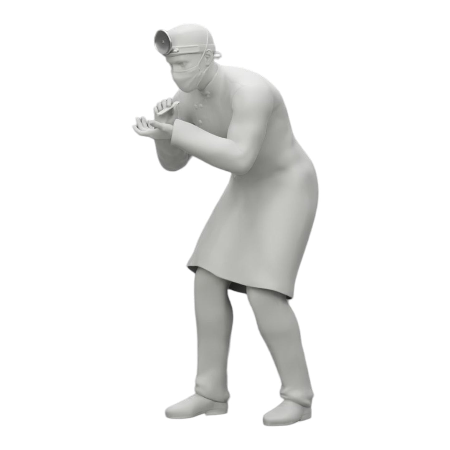 Photo de produit de modélisme diorama 0 : Chirurgien/Médecin examinant un patient à l'hôpital (Réf. n° A30)