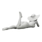 Photo de produit de modélisme diorama 0 : Femme en maillot de bain et chapeau de soleil en vacances allongée sur la plage (Ref Nr. A32)