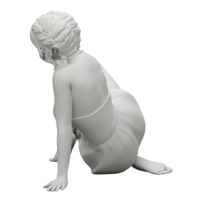 Photo de produit de modélisme diorama 0 : Femme attrayante assise en position accroupie (Réf n° A34)