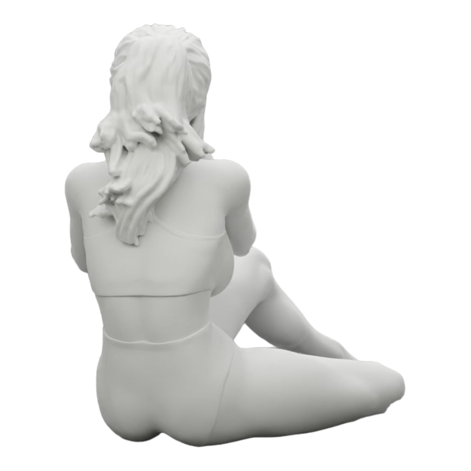 Photo de produit de modélisme diorama 0 : Photographe en bikini assise tenant une caméra (Réf n° A35)