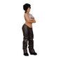 Photo de produit de modélisme diorama 0 : Fille aux cheveux bouclés en pantalon large avec les bras croisés (Ref Nr. A39)