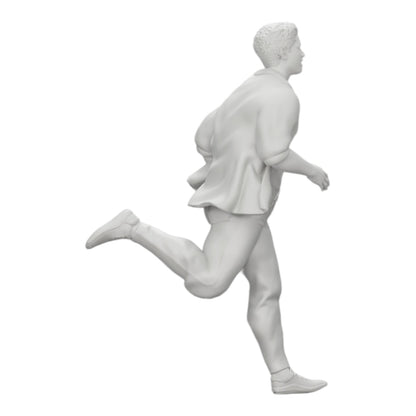Photo de produit de diorama : homme en chemise ouverte fuyant son arrestation (Ref Nr. A41)