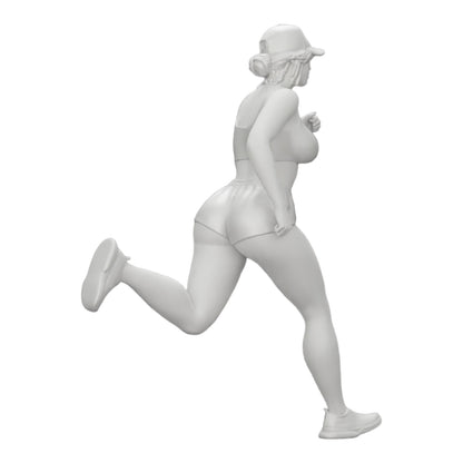Photo de produit de modélisme diorama 0 : Joggeuse/athlète en short et bonnet (Réf. n° A45)