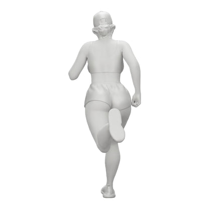 Photo de produit de modélisme diorama 0 : Joggeuse/athlète en short et bonnet (Réf. n° A45)